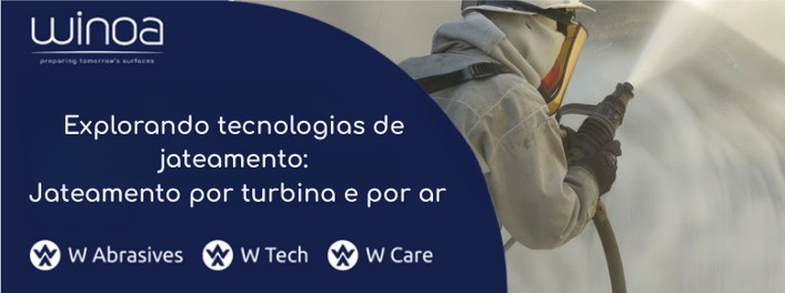 Explorando tecnologias de jateamento: navegando entre os processos de jateamento por turbina e por ar